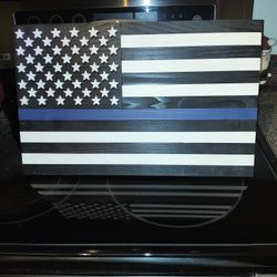 Thin Blue Line Plaque