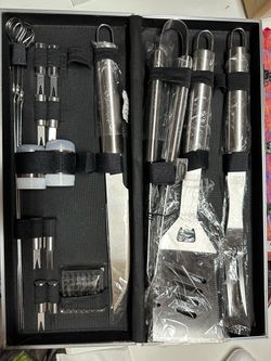 BBQ Grill Tool Set with Case