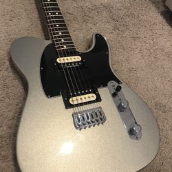 Fender MIM Standard Telecaster Ghost Silver With Upgrades