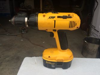 Dewalt 18volt drill 2 batteries case and charger works fine. 65$