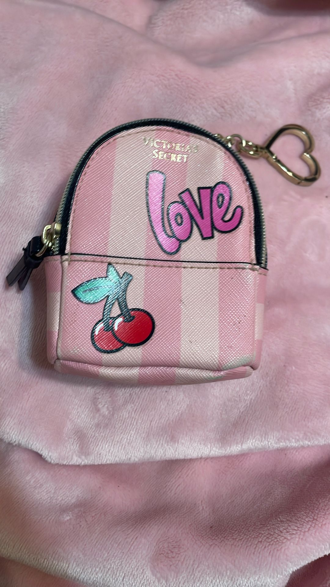 Mini Victoria Secret Backpack Keychain