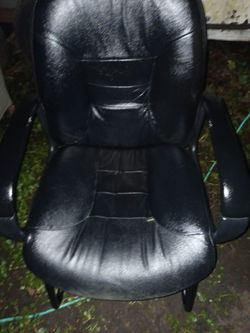 pure leather office chair