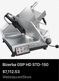 Bizерba GSP HD STD-150 Commercial Meat Slicer