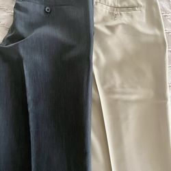 2 Dress Pants – Van Heusen & Haggar (32x30 & 32x29)
