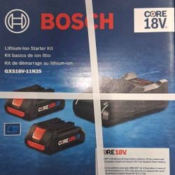 Kit Bosch Charger And 2 Batteries New Sealed