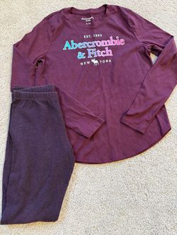 Abercrombie Kids Long Sleeve Top and Leggings Set