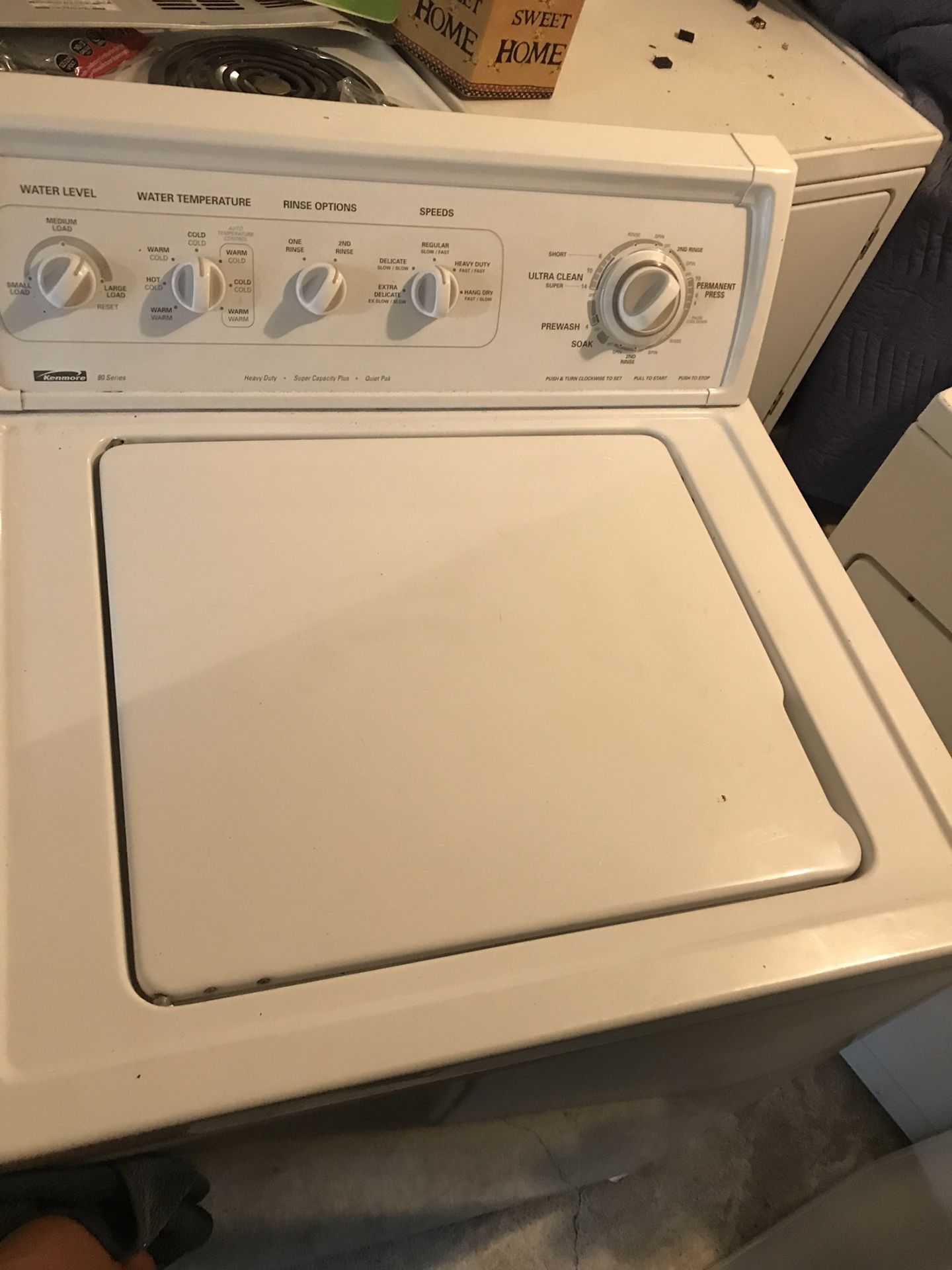 Washer for $140 text me if interested