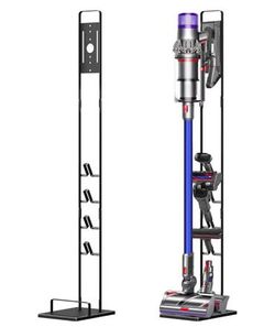 Foho Vacuum Stand Compatible for Dyson V15 V11 V10 V8 V7 V6, Metal Storage Bracket Stand Holder Comp