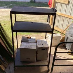 Utility Rolling Cart With Electrical Panel