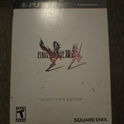 Ps3 Final Fantasy 13-2 Collectors Edition.