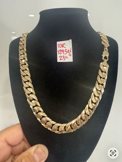 10K Solid Gold Chain 129.5Gr 23 Inches Long