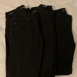 Men Hollister Black Jeans Used