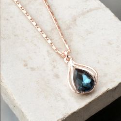 Blue Necklace & Earring Set 