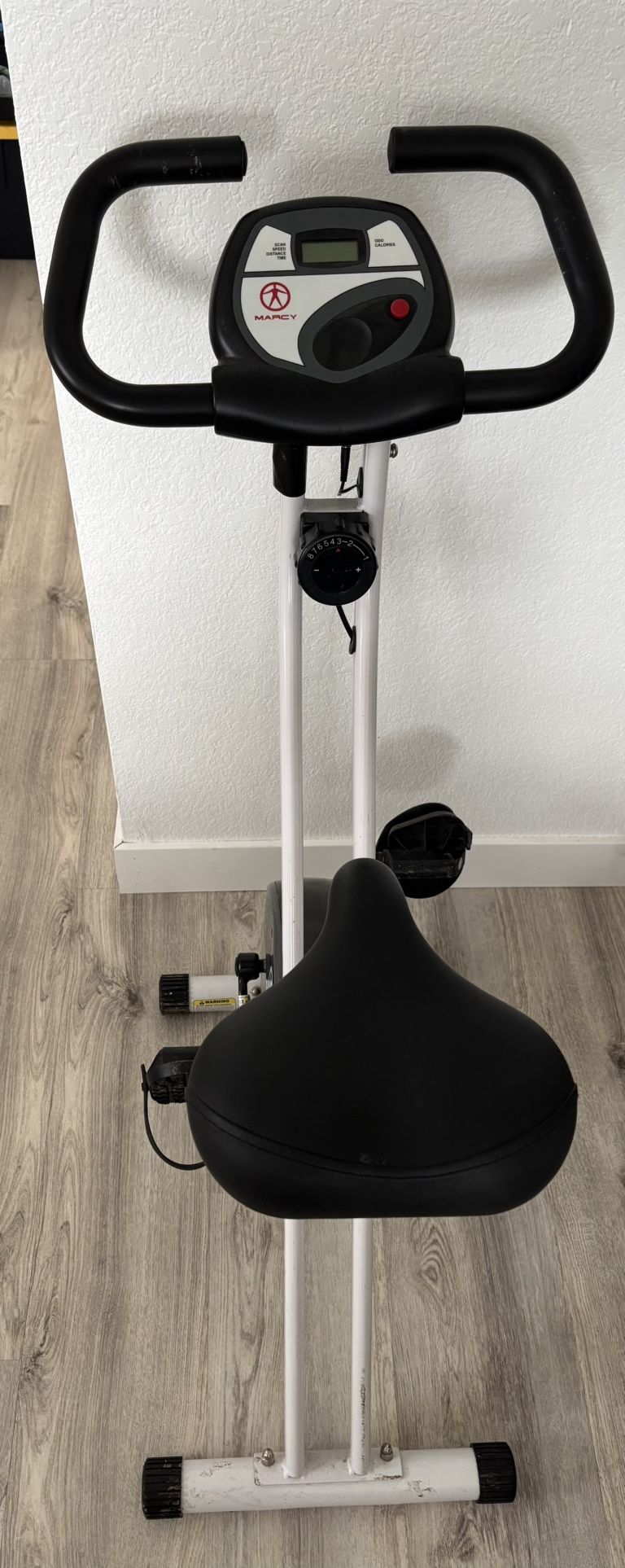 Marcy Foldable Upright Exercise Bike 