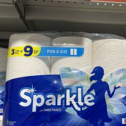 Sparkle Paper Towels *PRICES AND SIZES VARY*