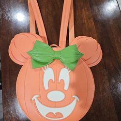 Minnie Pumpkin Backpack 
