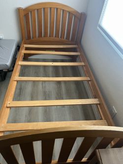Beautiful bed wooden one