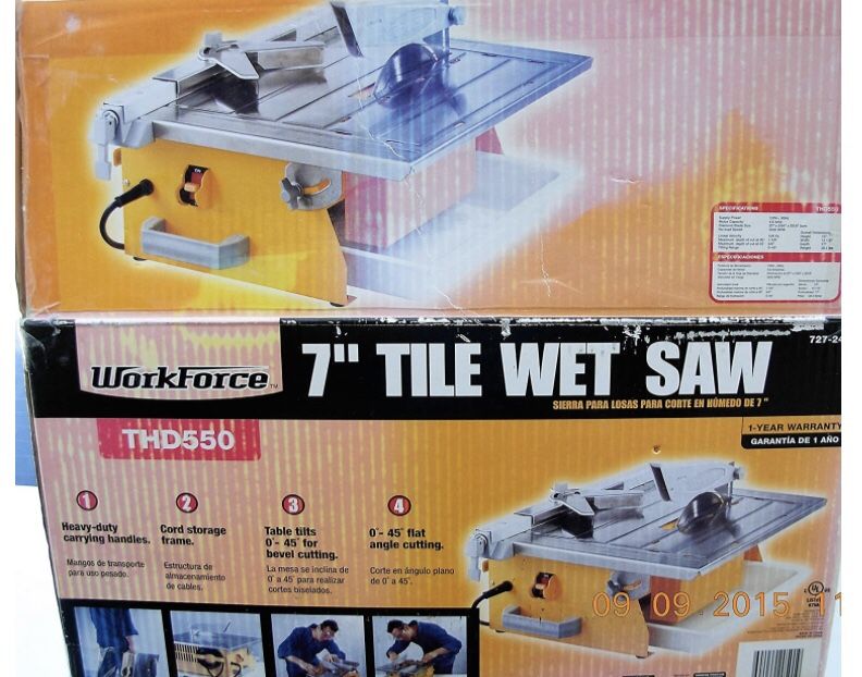 Workforce CTC550 Tile Saw for Sale in West Sacramento, CA OfferUp