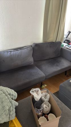 Small couch gray