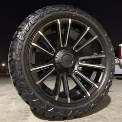 22x10 On 33x12.50r22