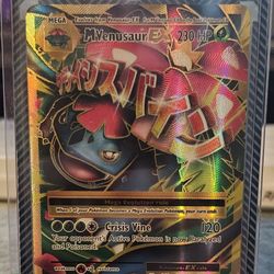 M Venusaur EX (Full Art) - XY - Evolutions (EVO), Condition: Moderately Played