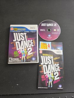 Just Dance 2 Best Buy Edition Nintendo Wii Game Complete CIB Case Manual