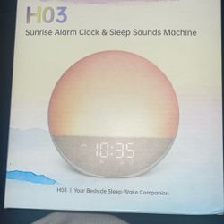 Odokee H03 Sunrise Alarm Clock & Sleep Sounds Machine 