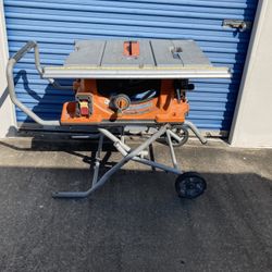 Ridged 10” Portable Table Saw