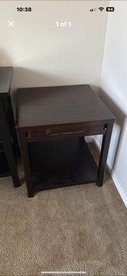 Wood Side Table