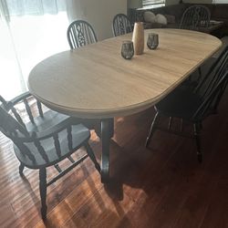 Solid Oak Dining Set 