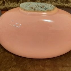 Vintage Peach Ceramic Vase.
