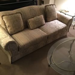 Sofa and Chair—Free to take -  last chance-FREE  ……..gone , Donated 