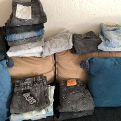 Ksubi,Purple brand, Levi,SouthPole, H&M Jeans