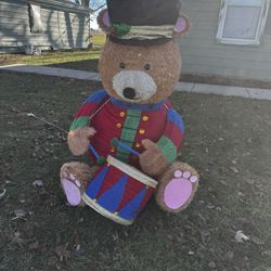 4 Ft Christmas bear 