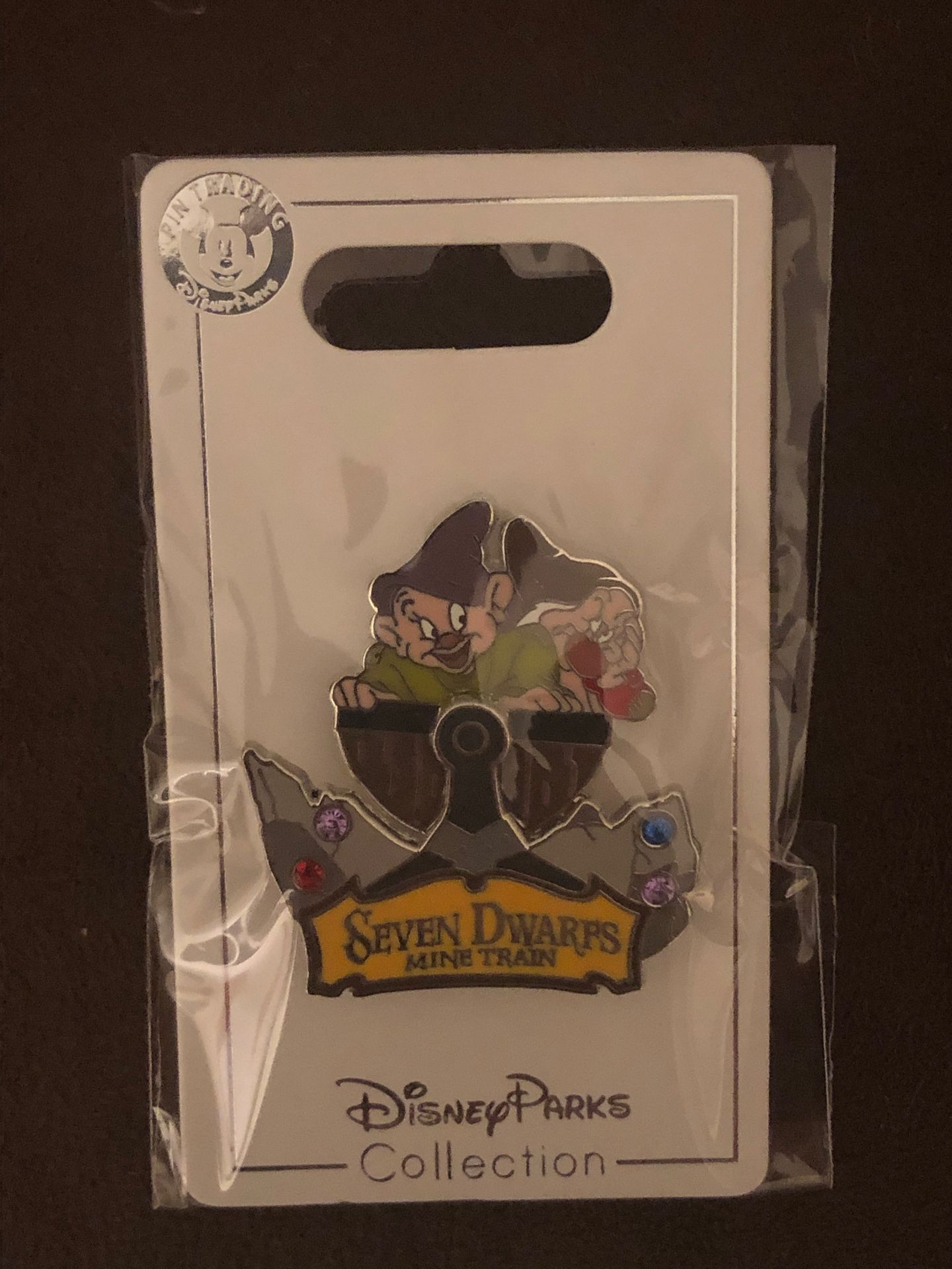 (NEW) Disney Parks Collection (Seven Dwarves Mine Train) Attraction Pin