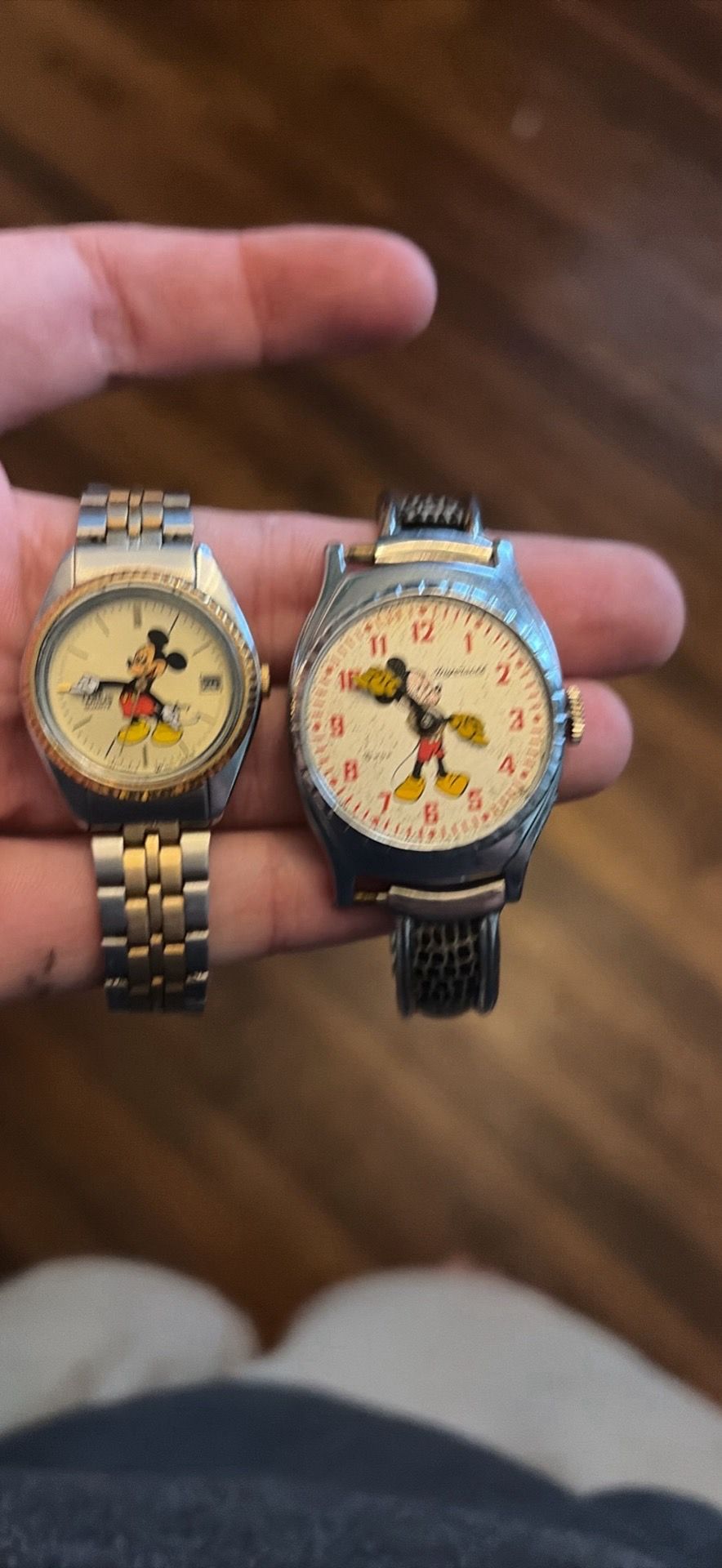 Vintage Mickey Mouse watches