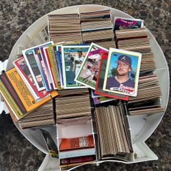 Vintage 1980s And 1990s Baseball Cards 