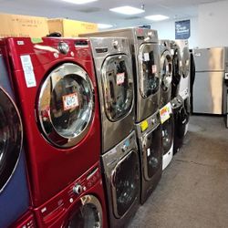From $499.00 & UP Front Load Washer And Dryer Set Working Perfectly With Warranty 