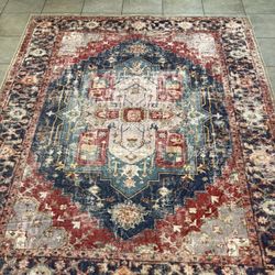 Persian Style 8x10 Washable Area Rug 