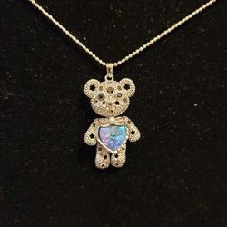 Teddy Bear Becklace