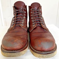 Red Wing 8196 Heritage Leather Boots Mens 9.5D Brown Moc Work Made USA
