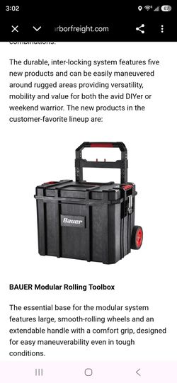 Bauer Modular Rolling Toolbox