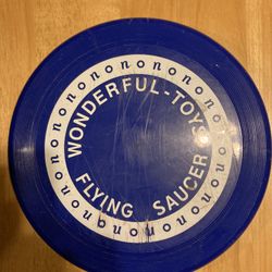 Rare Wonderful-Toys Flying Saucer Frisbee