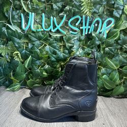 Ariat Women's Heritage IV Lace Paddock Boot Black Size 6B 10020123