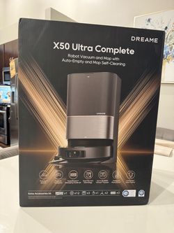BRAND NEW Dreame X50 Ultra Complete Robot Vacuum & Mop + Extra Accessories