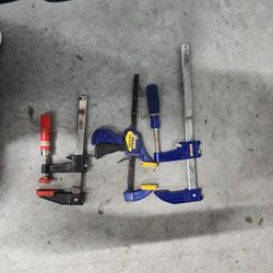 Two Erwin Clamps And One Besey Clamp
