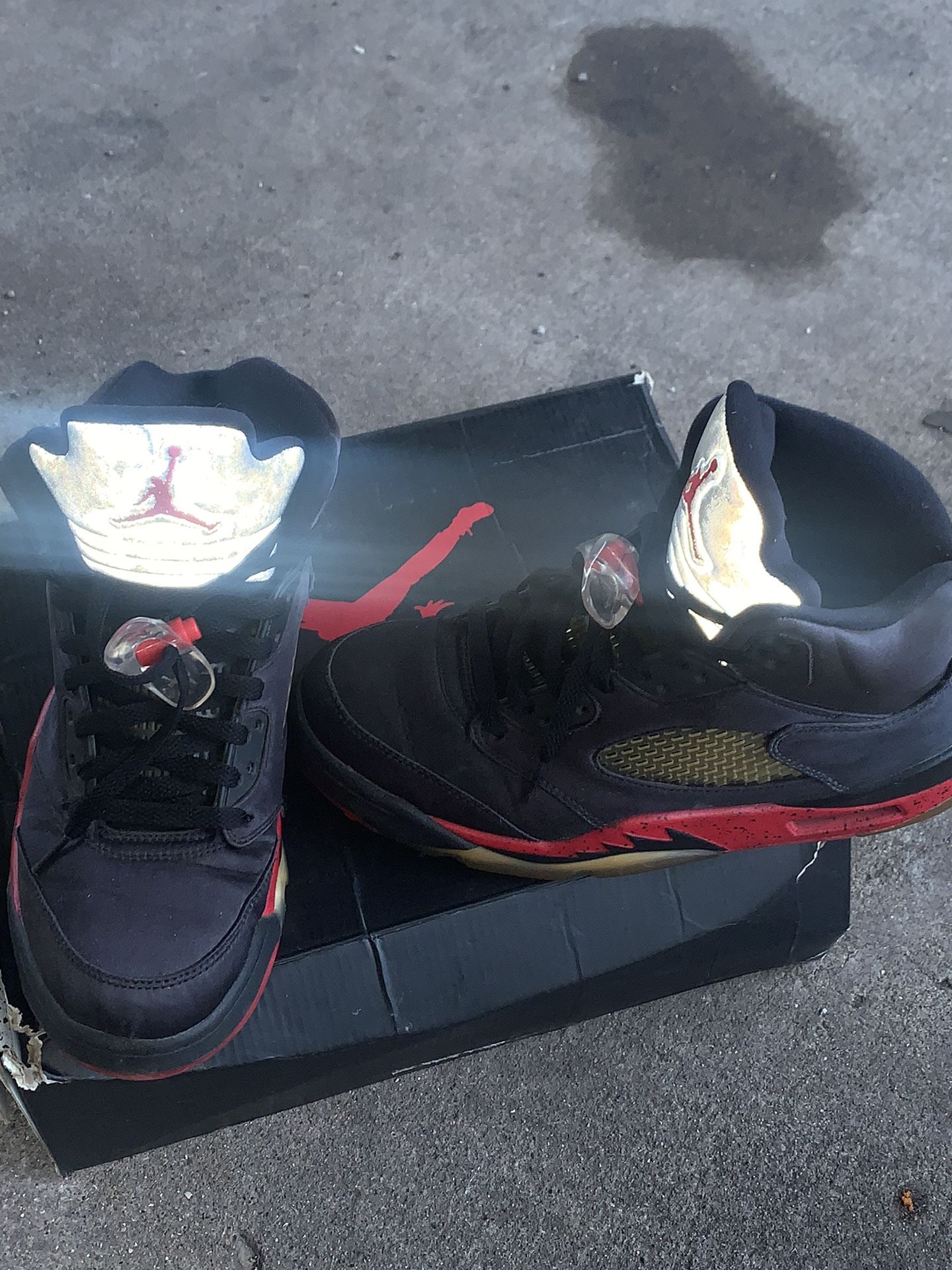 JORDAN 5 SATIN BRED