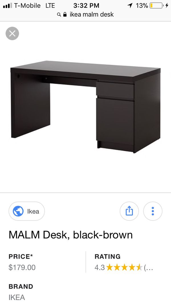 Ikea Malm Desk For Sale In Portland Or Offerup