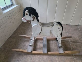 Wooden rocking Horse