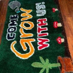 Handmade Growers Tufted Rug